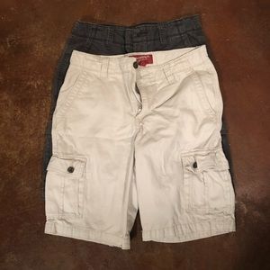 Boys cargo shorts.. 2 for the price of 1!
